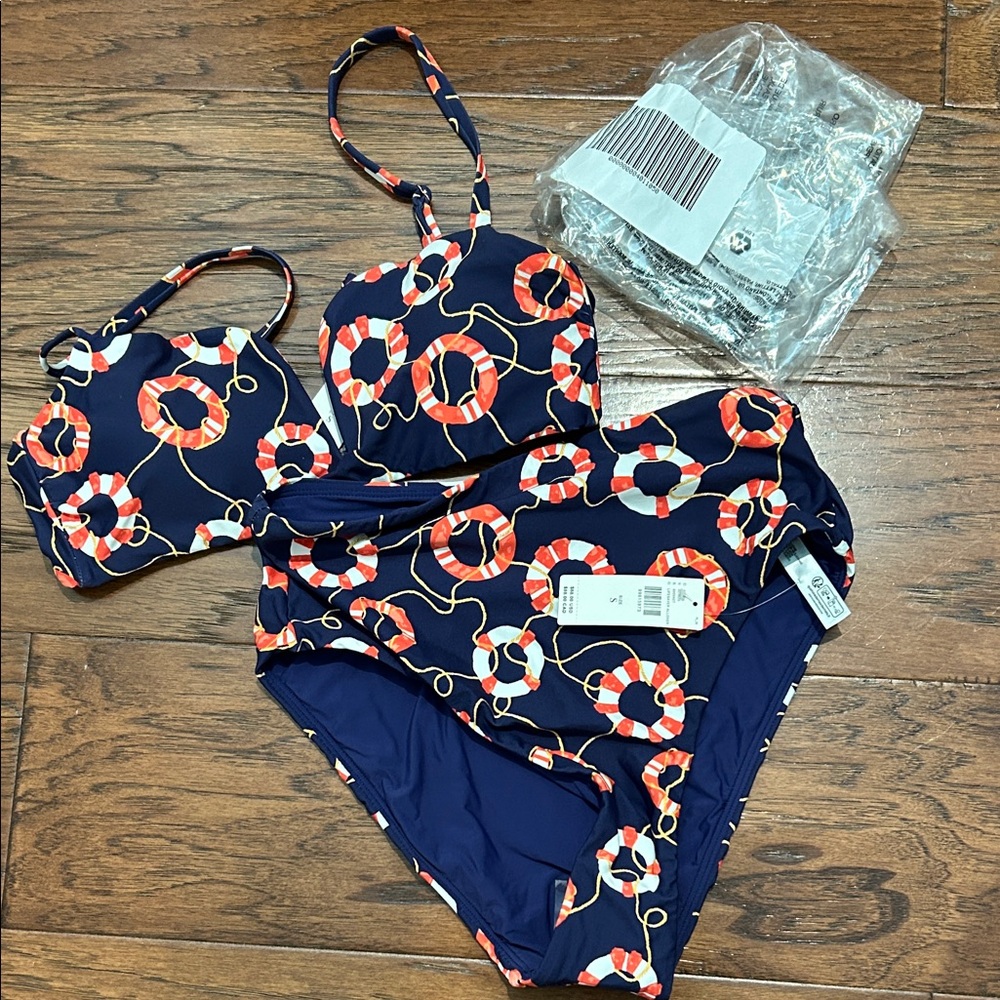 Nautical Print Bikini Set
